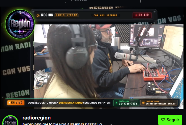 en el aire de región