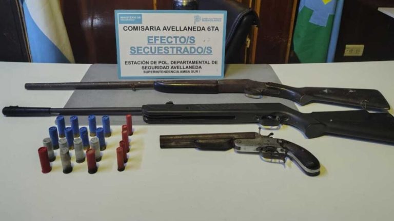 Dos detenidos por amenazas y disparos en Avellaneda